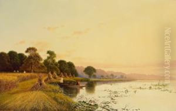 Eine Flusslandschaft - view 1