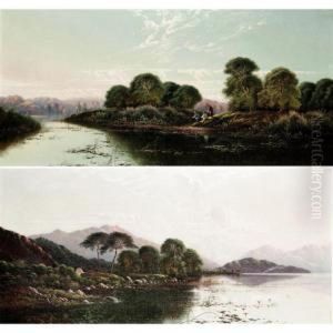 Morning Near Wallingford On The 
Thames; On The Barmouth Waters Near Dolgelly, North Wales