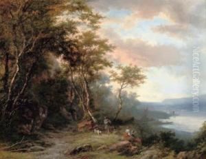 Looking Out Over The River by Willem Bodemann
