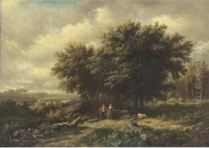 A Promenade In The Country by Willem Bodemann
