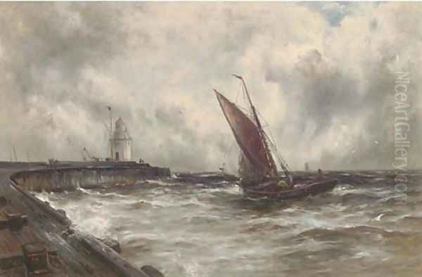 Squally weather off Gorleston - view 1