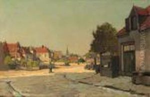 A View Of The Houtmarkt, Deventer A View Of The Houtmarkt, Deventer