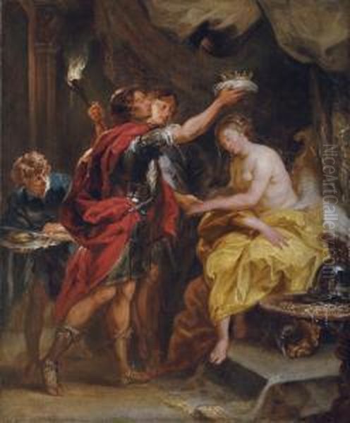 Alexander Crowning Roxana - view 1