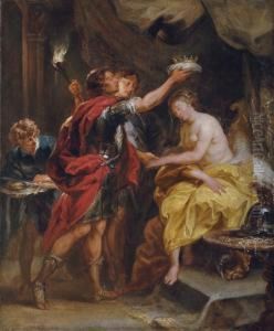 Alexander Crowning Roxana by Jan van Boeckhorst