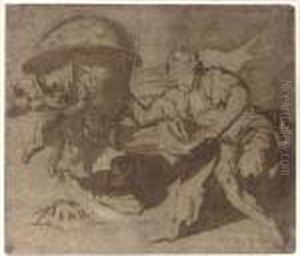 Astronomy Accompanied By Three Putti