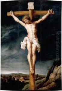 Christ On The Cross by Jan van Boeckhorst