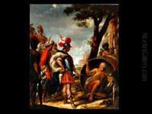 Alexander Vor Diogenes by Jan van Boeckhorst