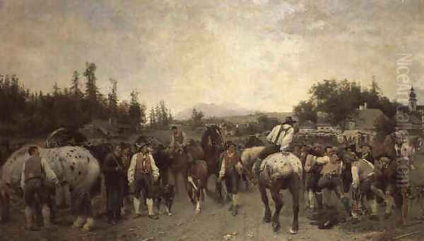 Pferdemarkt 1889 - view 1