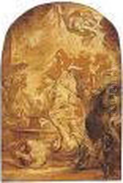 The Assumption Of A Female Saint (?) - view 1