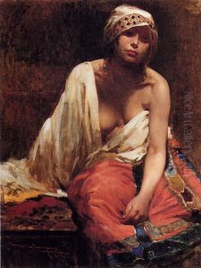 A Harem Beauty by Mario Borgoni