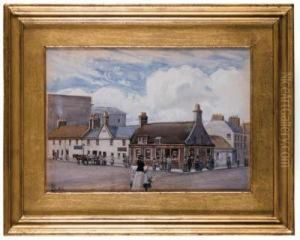 Paisley High Street With Shoppers by John Henry Boel
