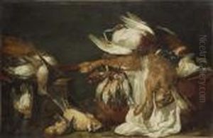 Ambito Di Natura Morta Con Cacciagione by Peeter Boel