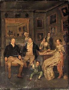 A family portrait by Edward Bird