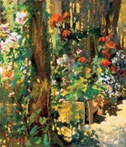 Sunlit Flowery Garden by Ritta Boemm