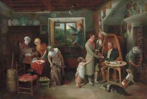 The departure to London by Edward Bird