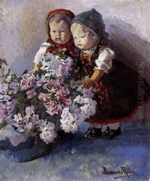 Dolls With Flowers - view 1