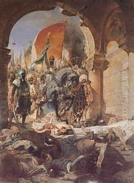 The Entry of Mahomet II into Constantinople - view 1