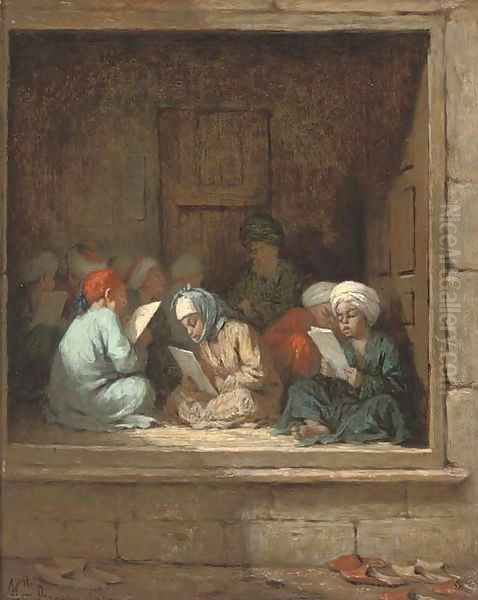 A Turkish schoolroom - view 1