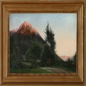 Evening Atmosphere Inthe Tyrol by Johannes Boesen