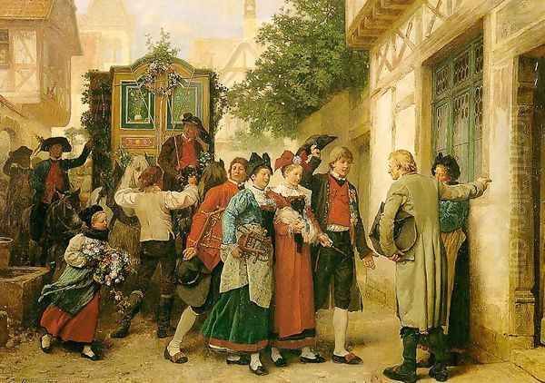 Wedding Procession 1873 - view 1