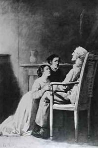 The Death of Jean Valjean by Gustav Brion