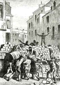 The Barricade by Gustav Brion