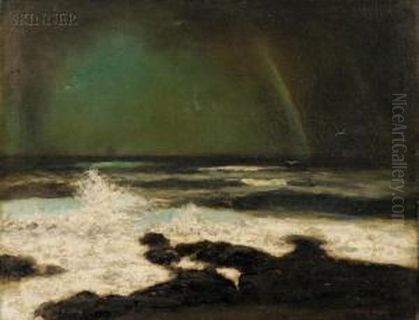 Rainbow At Sea - view 1