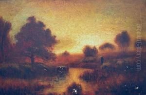 Autumn Sunset by George Henry Bogert
