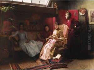 La Lecture by Emilio Boggio