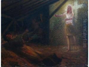 La Resurrection De Lazare by Emilio Boggio