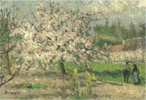 Le Petit Pommier En Fleurs De Chaponval by Emilio Boggio