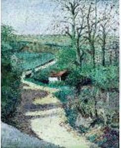 La Maison Rouge Au Bord De L'oise by Emilio Boggio