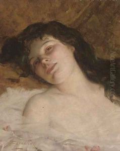 A reclining beauty by Pierre Bonnaud