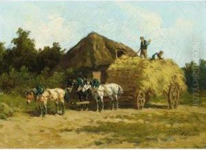 Unloading The Haywagon