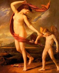 Psyche Et Cupidon (Psyche And Cupid) by Joseph Berger