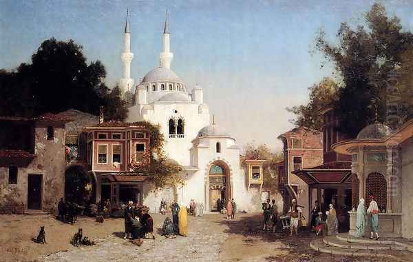 Outside The Mosque - view 1