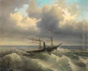 Shipping Through Rough Waters by Aleksei Petrovich Bogolyubov
