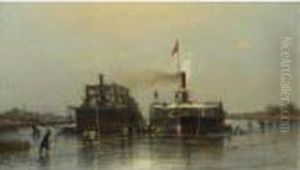 Don. The Steamship "cossack" Aground by Aleksei Petrovich Bogolyubov