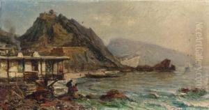 Coastal Scene by Aleksei Petrovich Bogolyubov