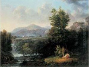 Paysage Classique by Nicolas-Didier Boguet