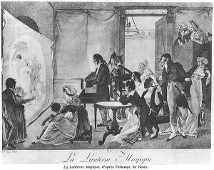 The Magic Lantern 1798 by Jean Francois Bosio