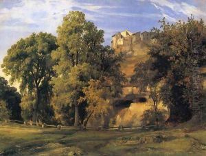 View of Marino, Morning by Jacques-Raymond Brascassat