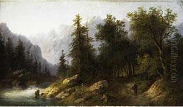 Gebirgslandschaft Bei Salzburg - view 1