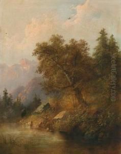Motiv Aus Tirol by Eduard Boehm