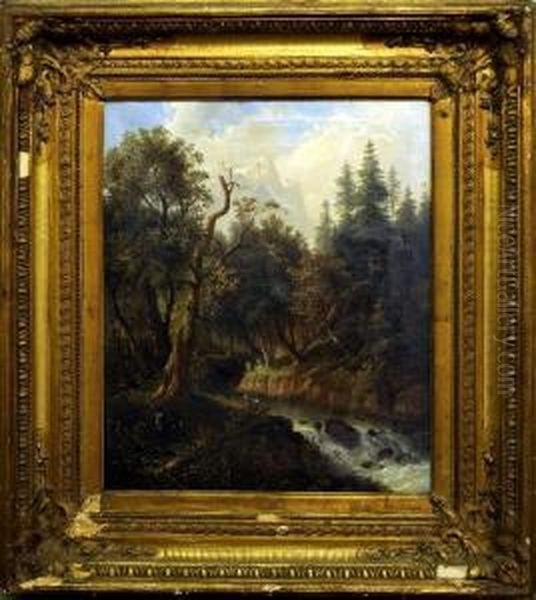 Paysage Montagneux Avec Riviere - view 1
