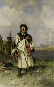 Schafer Der Puszta. by Pal Bohm