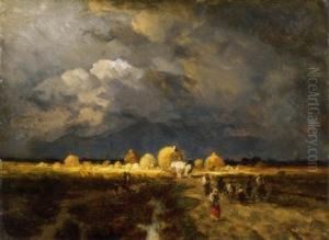 Gathering Hay, About 1865 - 1867
