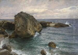 Felsenkuste by Karl Theodor Bohme
