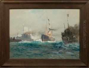 Heimkehrendekriegsschiffe Der Kaiserlichen Marine by Hans Bohrdt