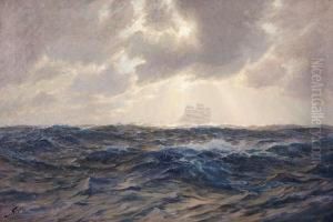 Dreimaster In Ruhiger See by Hans Bohrdt
